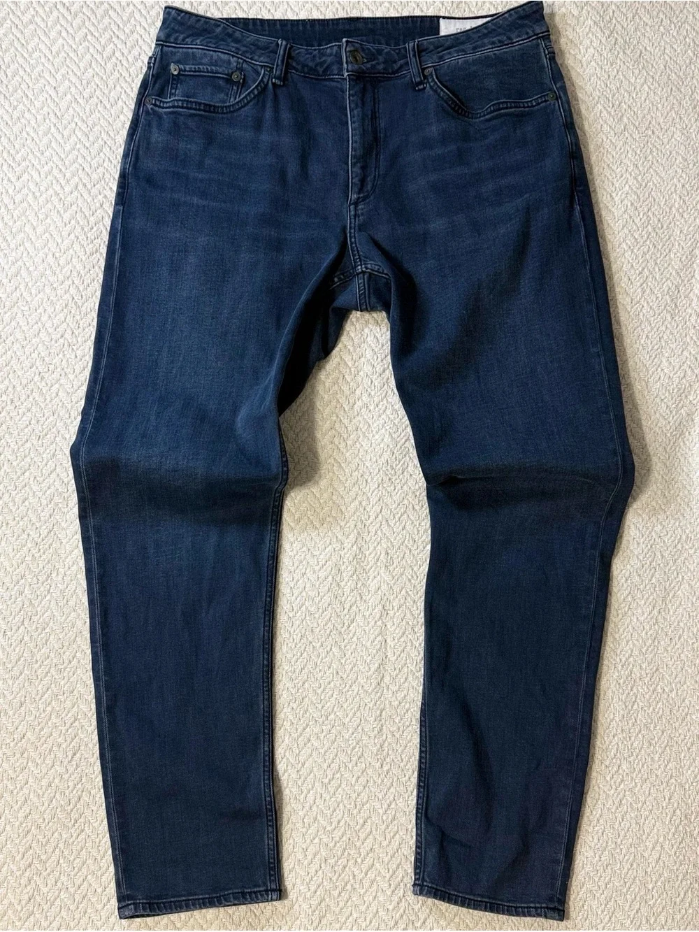 Rag & Bone Fit 3 Athletic Tapered Jeans 34x32 Kendall Blue Wash